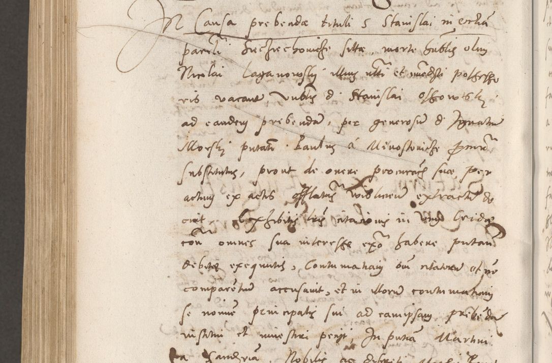 Zdjęcie nr 1111 dla obiektu archiwalnego: Volumen unicum actorum episcopalium R. D. Andreae Zebrzydowski, episcopi Cracoviensis ducis Severiae ab a. D. 1551 usque ad annum 1560 mensem majum inclusive, quorum index ad finem praesentis voluminis adnotatus.
