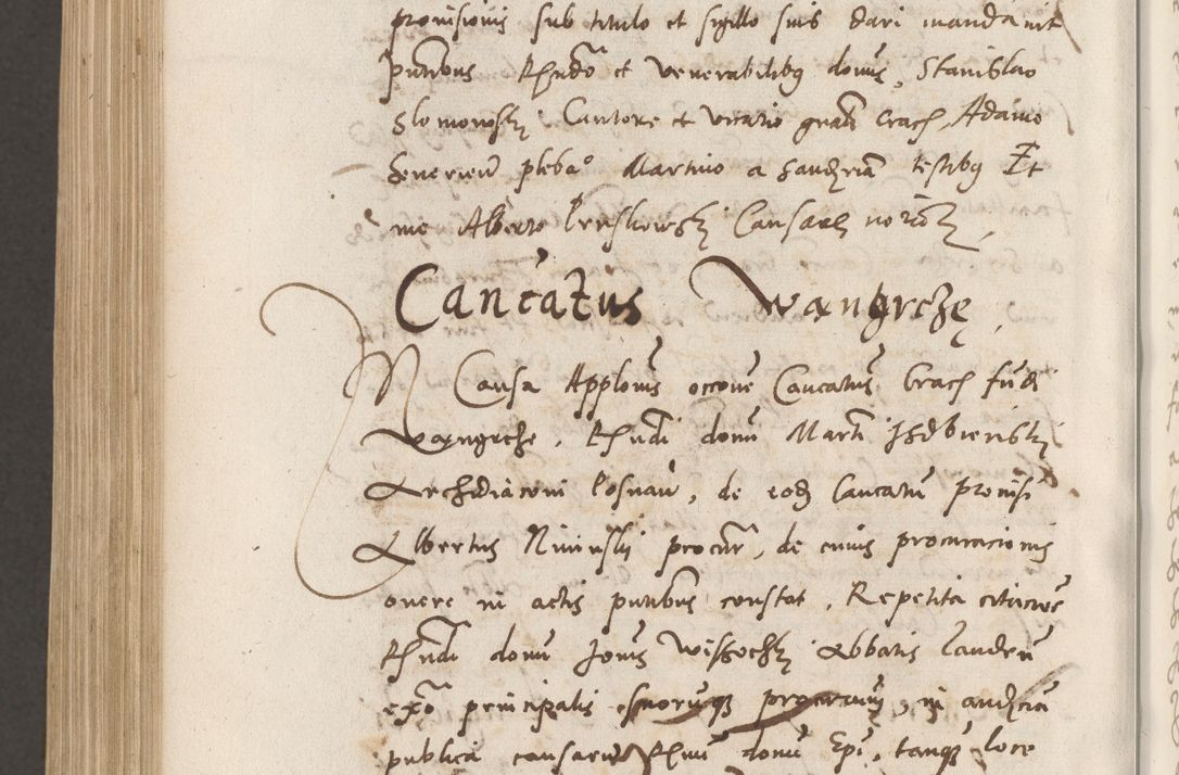 Zdjęcie nr 1113 dla obiektu archiwalnego: Volumen unicum actorum episcopalium R. D. Andreae Zebrzydowski, episcopi Cracoviensis ducis Severiae ab a. D. 1551 usque ad annum 1560 mensem majum inclusive, quorum index ad finem praesentis voluminis adnotatus.