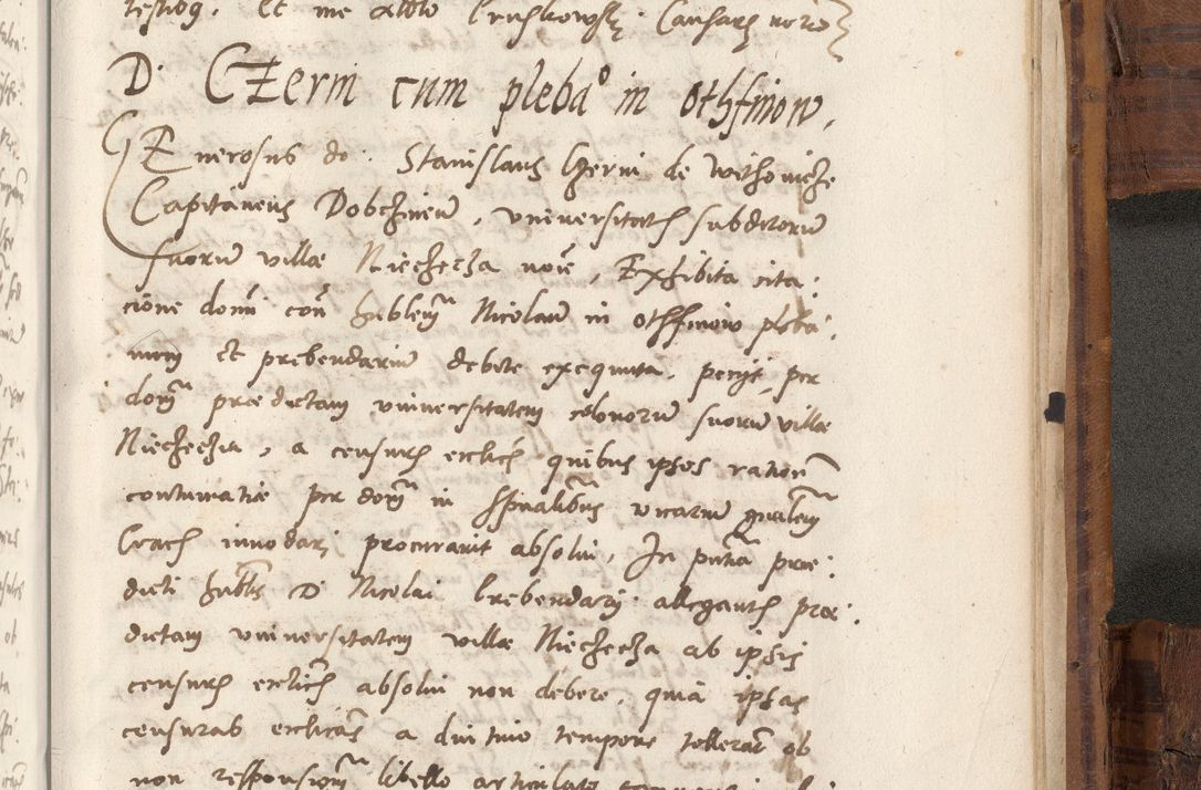 Zdjęcie nr 1104 dla obiektu archiwalnego: Volumen unicum actorum episcopalium R. D. Andreae Zebrzydowski, episcopi Cracoviensis ducis Severiae ab a. D. 1551 usque ad annum 1560 mensem majum inclusive, quorum index ad finem praesentis voluminis adnotatus.