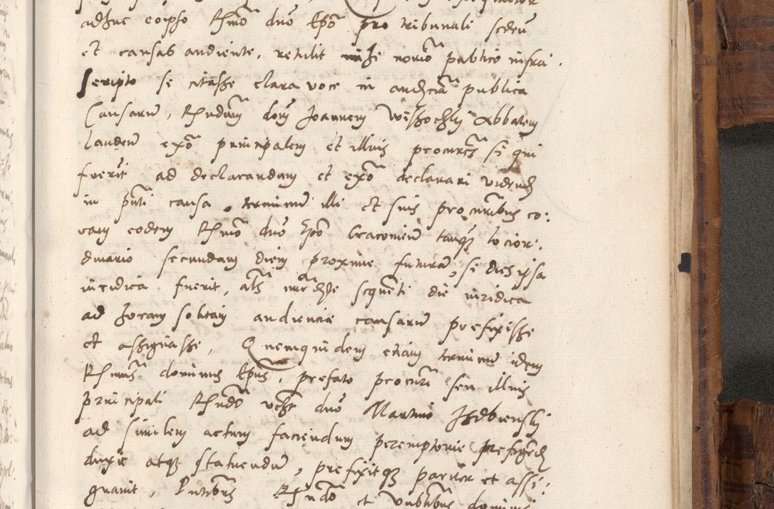Zdjęcie nr 1098 dla obiektu archiwalnego: Volumen unicum actorum episcopalium R. D. Andreae Zebrzydowski, episcopi Cracoviensis ducis Severiae ab a. D. 1551 usque ad annum 1560 mensem majum inclusive, quorum index ad finem praesentis voluminis adnotatus.