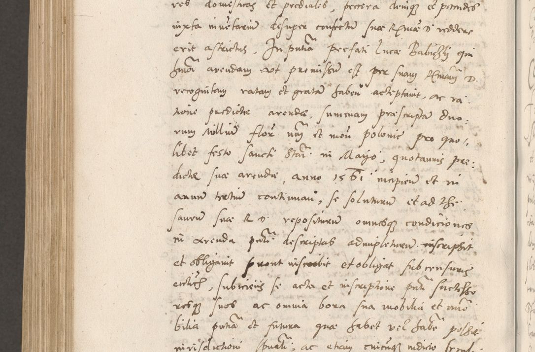 Zdjęcie nr 1101 dla obiektu archiwalnego: Volumen unicum actorum episcopalium R. D. Andreae Zebrzydowski, episcopi Cracoviensis ducis Severiae ab a. D. 1551 usque ad annum 1560 mensem majum inclusive, quorum index ad finem praesentis voluminis adnotatus.