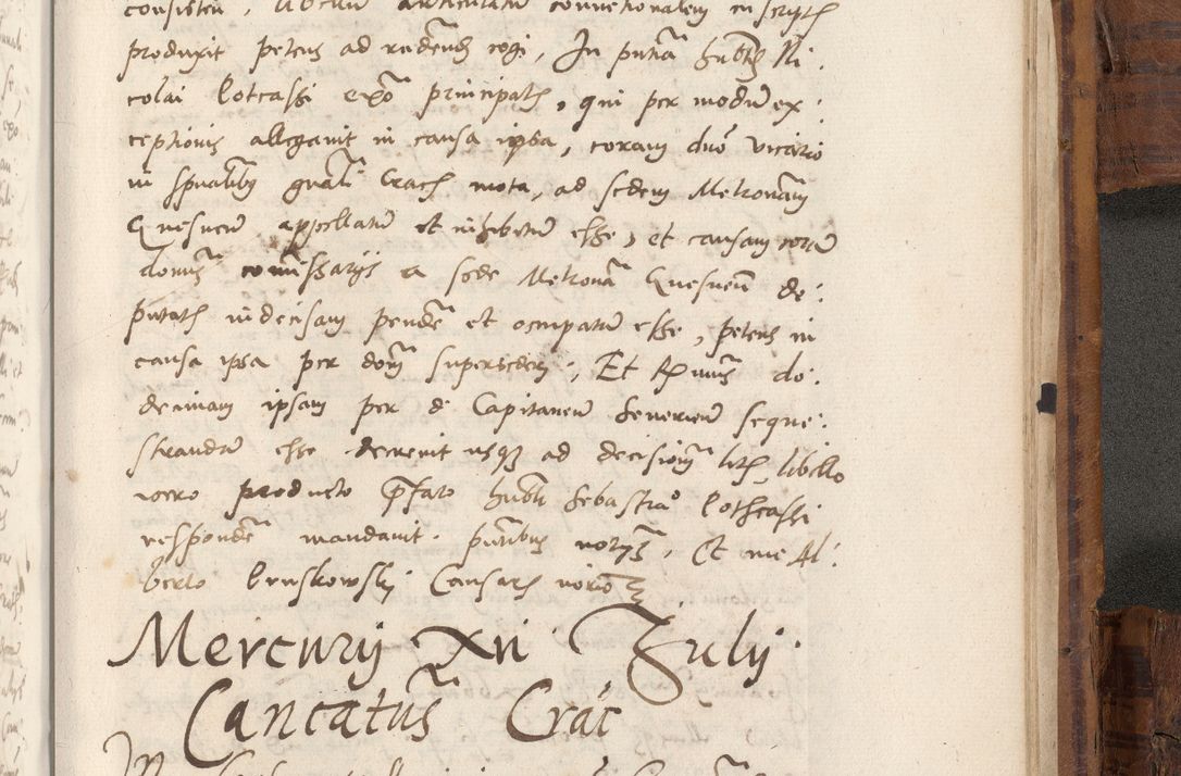 Zdjęcie nr 1096 dla obiektu archiwalnego: Volumen unicum actorum episcopalium R. D. Andreae Zebrzydowski, episcopi Cracoviensis ducis Severiae ab a. D. 1551 usque ad annum 1560 mensem majum inclusive, quorum index ad finem praesentis voluminis adnotatus.