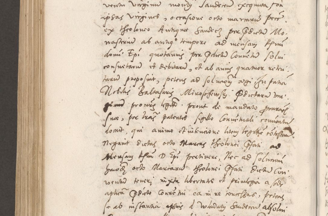 Zdjęcie nr 1083 dla obiektu archiwalnego: Volumen unicum actorum episcopalium R. D. Andreae Zebrzydowski, episcopi Cracoviensis ducis Severiae ab a. D. 1551 usque ad annum 1560 mensem majum inclusive, quorum index ad finem praesentis voluminis adnotatus.