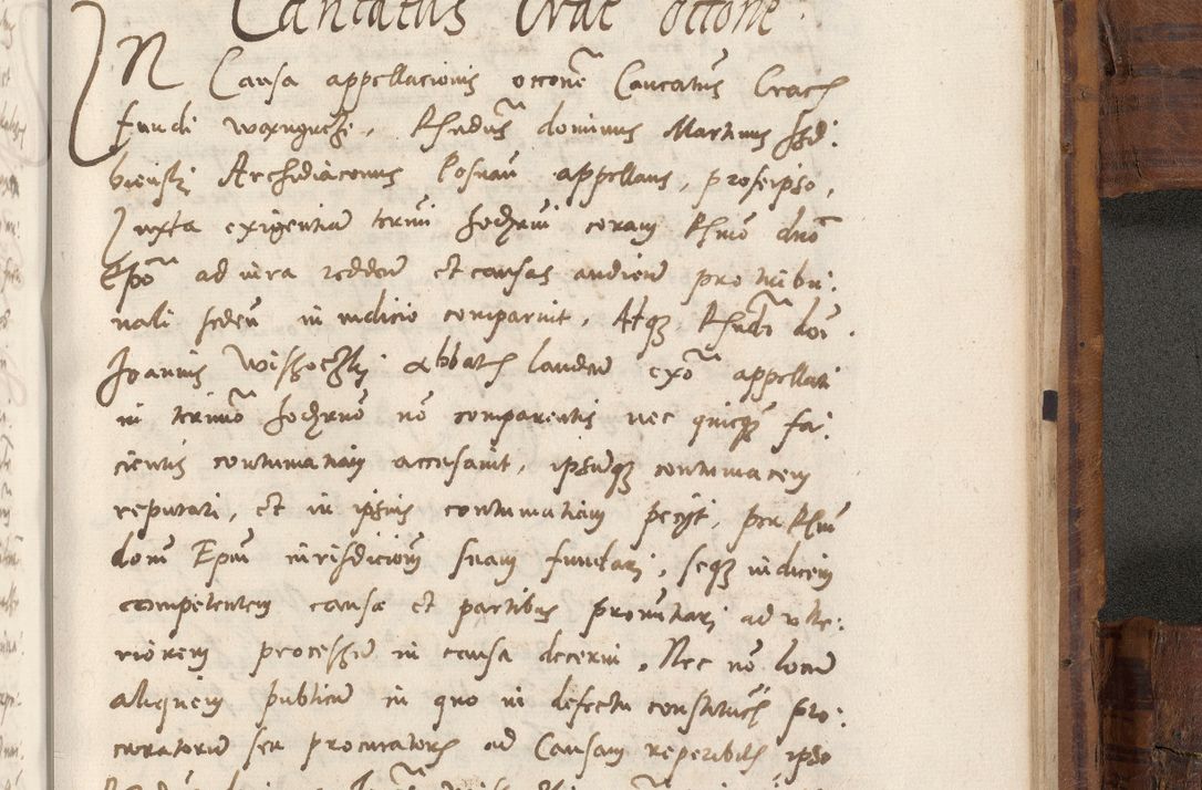 Zdjęcie nr 1078 dla obiektu archiwalnego: Volumen unicum actorum episcopalium R. D. Andreae Zebrzydowski, episcopi Cracoviensis ducis Severiae ab a. D. 1551 usque ad annum 1560 mensem majum inclusive, quorum index ad finem praesentis voluminis adnotatus.