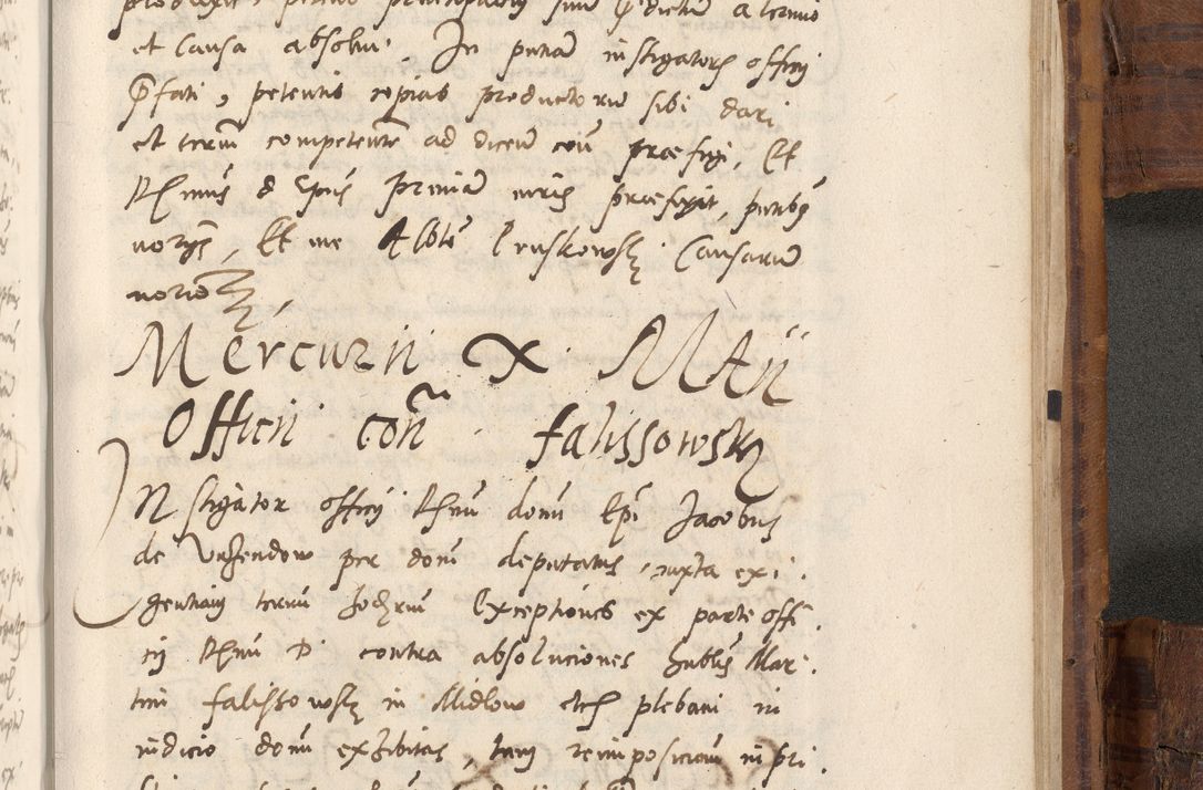 Zdjęcie nr 1070 dla obiektu archiwalnego: Volumen unicum actorum episcopalium R. D. Andreae Zebrzydowski, episcopi Cracoviensis ducis Severiae ab a. D. 1551 usque ad annum 1560 mensem majum inclusive, quorum index ad finem praesentis voluminis adnotatus.
