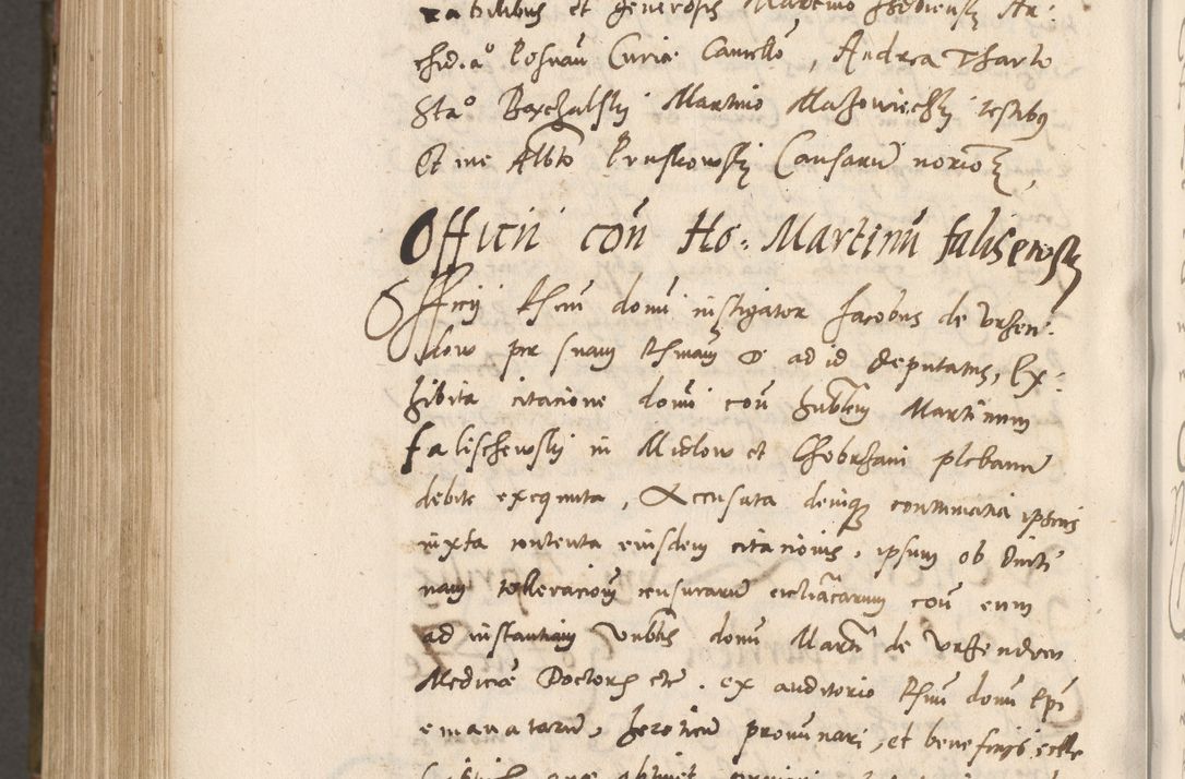 Zdjęcie nr 1067 dla obiektu archiwalnego: Volumen unicum actorum episcopalium R. D. Andreae Zebrzydowski, episcopi Cracoviensis ducis Severiae ab a. D. 1551 usque ad annum 1560 mensem majum inclusive, quorum index ad finem praesentis voluminis adnotatus.
