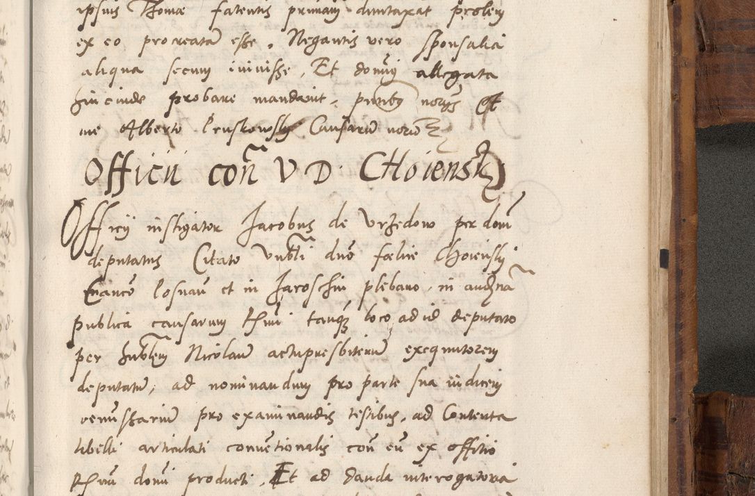 Zdjęcie nr 1062 dla obiektu archiwalnego: Volumen unicum actorum episcopalium R. D. Andreae Zebrzydowski, episcopi Cracoviensis ducis Severiae ab a. D. 1551 usque ad annum 1560 mensem majum inclusive, quorum index ad finem praesentis voluminis adnotatus.