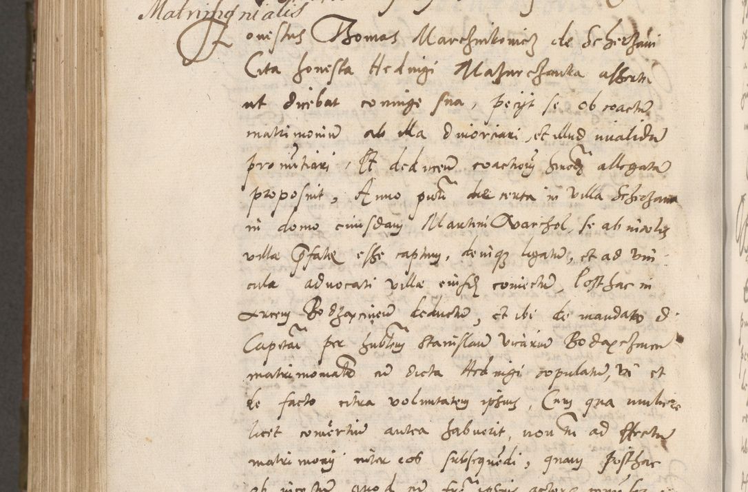 Zdjęcie nr 1061 dla obiektu archiwalnego: Volumen unicum actorum episcopalium R. D. Andreae Zebrzydowski, episcopi Cracoviensis ducis Severiae ab a. D. 1551 usque ad annum 1560 mensem majum inclusive, quorum index ad finem praesentis voluminis adnotatus.