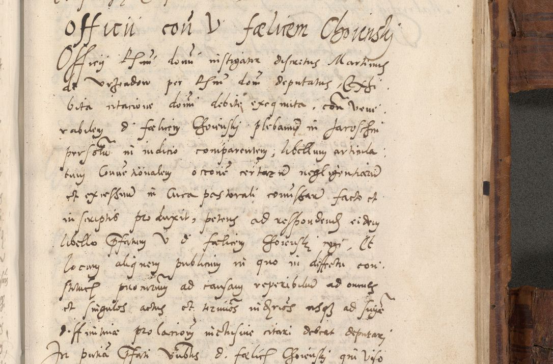 Zdjęcie nr 1060 dla obiektu archiwalnego: Volumen unicum actorum episcopalium R. D. Andreae Zebrzydowski, episcopi Cracoviensis ducis Severiae ab a. D. 1551 usque ad annum 1560 mensem majum inclusive, quorum index ad finem praesentis voluminis adnotatus.