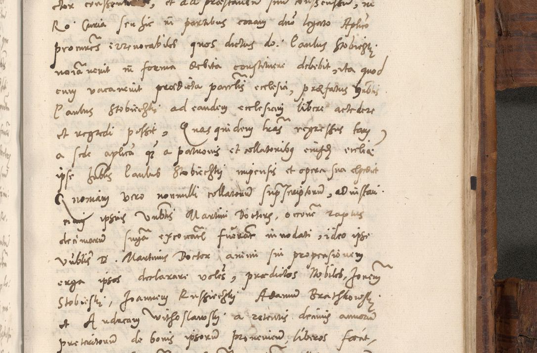 Zdjęcie nr 1052 dla obiektu archiwalnego: Volumen unicum actorum episcopalium R. D. Andreae Zebrzydowski, episcopi Cracoviensis ducis Severiae ab a. D. 1551 usque ad annum 1560 mensem majum inclusive, quorum index ad finem praesentis voluminis adnotatus.
