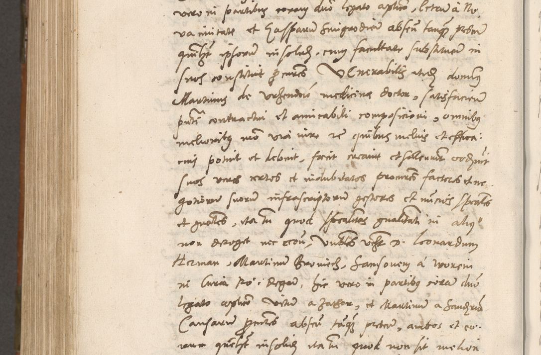 Zdjęcie nr 1055 dla obiektu archiwalnego: Volumen unicum actorum episcopalium R. D. Andreae Zebrzydowski, episcopi Cracoviensis ducis Severiae ab a. D. 1551 usque ad annum 1560 mensem majum inclusive, quorum index ad finem praesentis voluminis adnotatus.