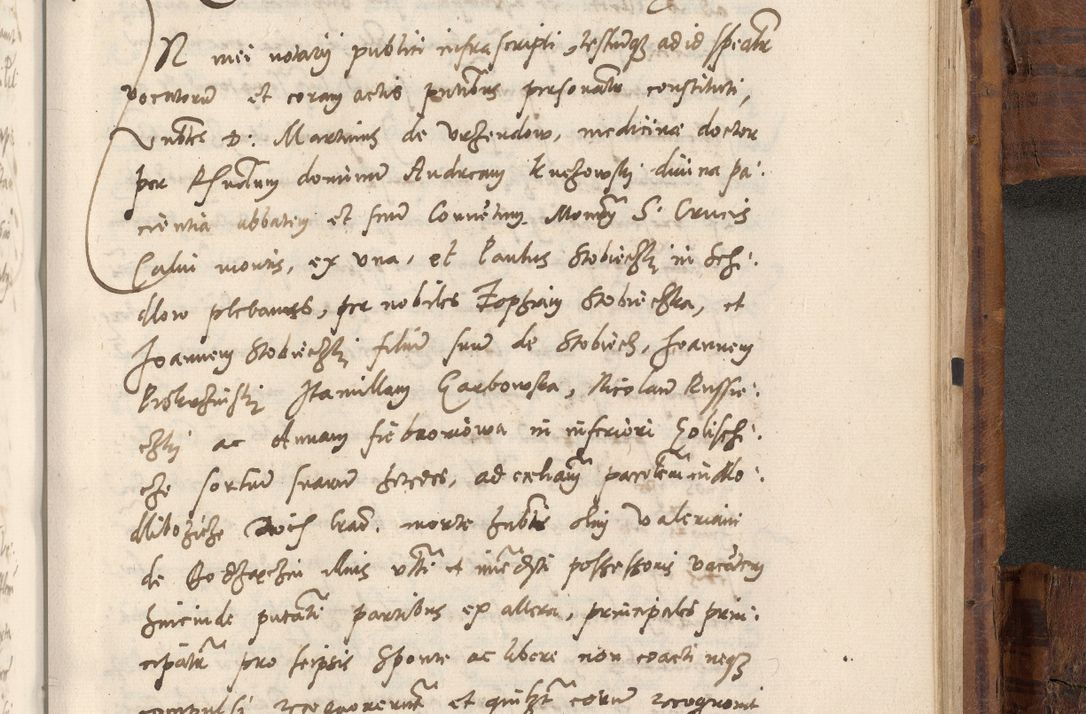 Zdjęcie nr 1050 dla obiektu archiwalnego: Volumen unicum actorum episcopalium R. D. Andreae Zebrzydowski, episcopi Cracoviensis ducis Severiae ab a. D. 1551 usque ad annum 1560 mensem majum inclusive, quorum index ad finem praesentis voluminis adnotatus.