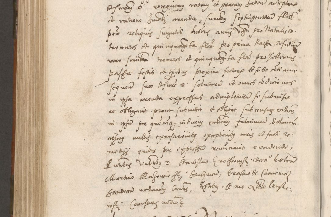 Zdjęcie nr 1047 dla obiektu archiwalnego: Volumen unicum actorum episcopalium R. D. Andreae Zebrzydowski, episcopi Cracoviensis ducis Severiae ab a. D. 1551 usque ad annum 1560 mensem majum inclusive, quorum index ad finem praesentis voluminis adnotatus.