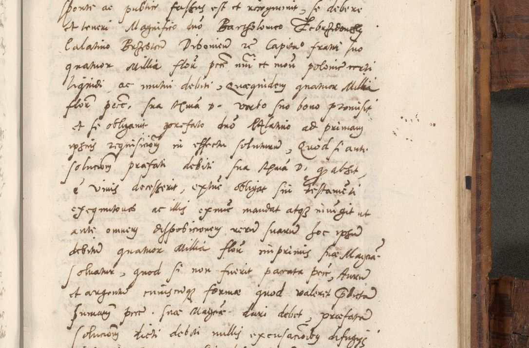 Zdjęcie nr 1042 dla obiektu archiwalnego: Volumen unicum actorum episcopalium R. D. Andreae Zebrzydowski, episcopi Cracoviensis ducis Severiae ab a. D. 1551 usque ad annum 1560 mensem majum inclusive, quorum index ad finem praesentis voluminis adnotatus.