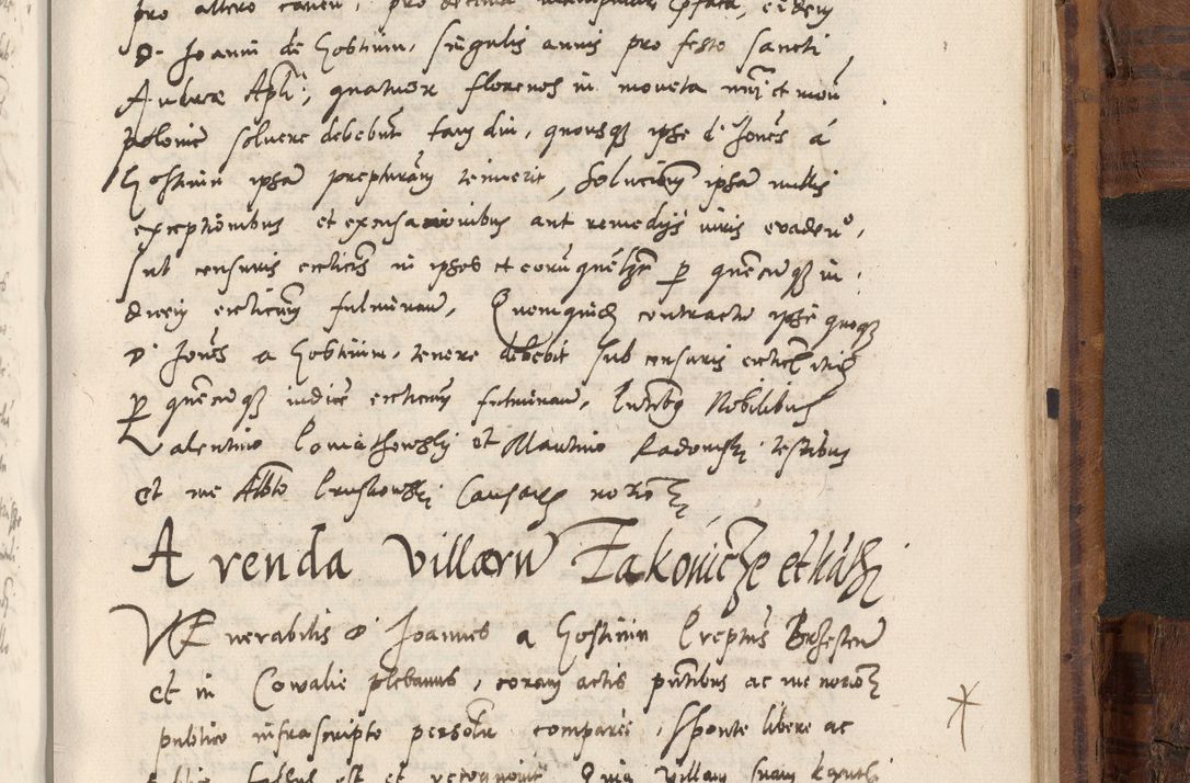 Zdjęcie nr 1038 dla obiektu archiwalnego: Volumen unicum actorum episcopalium R. D. Andreae Zebrzydowski, episcopi Cracoviensis ducis Severiae ab a. D. 1551 usque ad annum 1560 mensem majum inclusive, quorum index ad finem praesentis voluminis adnotatus.