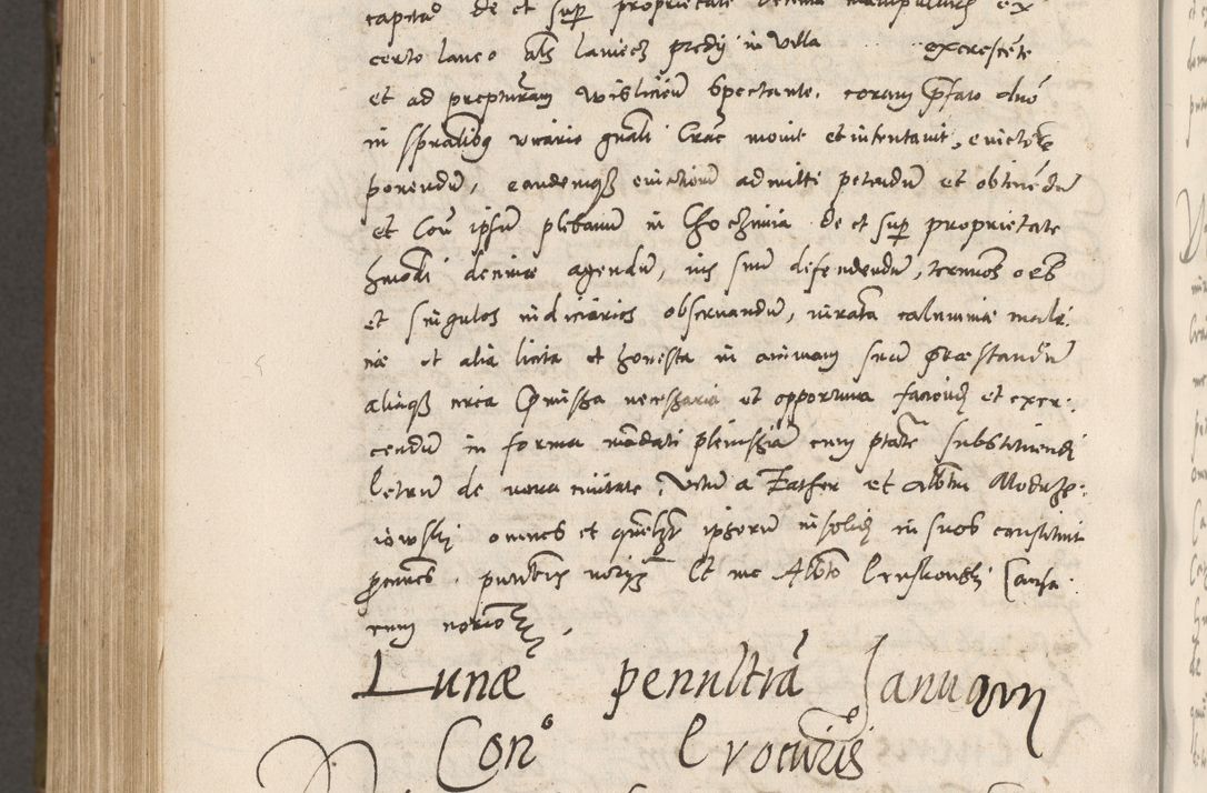 Zdjęcie nr 1033 dla obiektu archiwalnego: Volumen unicum actorum episcopalium R. D. Andreae Zebrzydowski, episcopi Cracoviensis ducis Severiae ab a. D. 1551 usque ad annum 1560 mensem majum inclusive, quorum index ad finem praesentis voluminis adnotatus.
