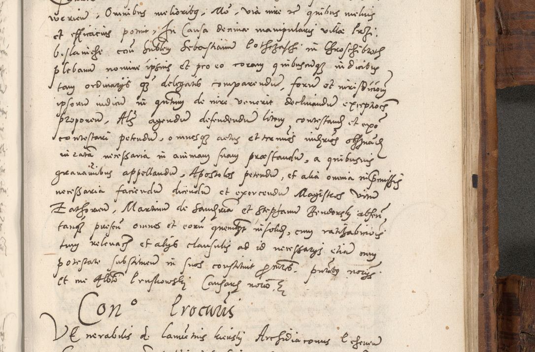 Zdjęcie nr 1028 dla obiektu archiwalnego: Volumen unicum actorum episcopalium R. D. Andreae Zebrzydowski, episcopi Cracoviensis ducis Severiae ab a. D. 1551 usque ad annum 1560 mensem majum inclusive, quorum index ad finem praesentis voluminis adnotatus.
