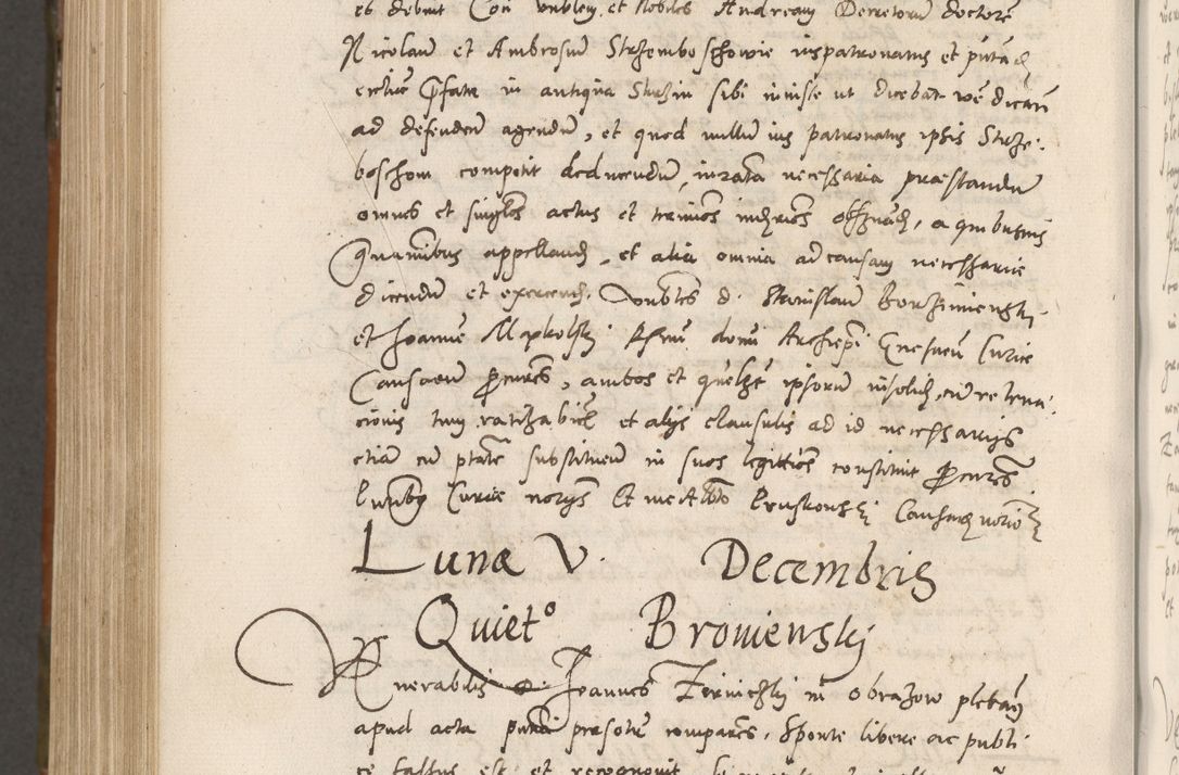 Zdjęcie nr 1027 dla obiektu archiwalnego: Volumen unicum actorum episcopalium R. D. Andreae Zebrzydowski, episcopi Cracoviensis ducis Severiae ab a. D. 1551 usque ad annum 1560 mensem majum inclusive, quorum index ad finem praesentis voluminis adnotatus.