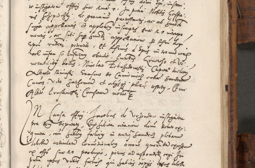 Zdjęcie nr 1024 dla obiektu archiwalnego: Volumen unicum actorum episcopalium R. D. Andreae Zebrzydowski, episcopi Cracoviensis ducis Severiae ab a. D. 1551 usque ad annum 1560 mensem majum inclusive, quorum index ad finem praesentis voluminis adnotatus.