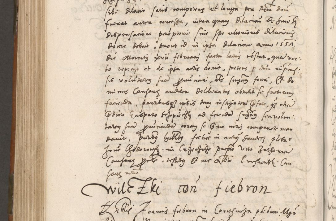 Zdjęcie nr 1021 dla obiektu archiwalnego: Volumen unicum actorum episcopalium R. D. Andreae Zebrzydowski, episcopi Cracoviensis ducis Severiae ab a. D. 1551 usque ad annum 1560 mensem majum inclusive, quorum index ad finem praesentis voluminis adnotatus.