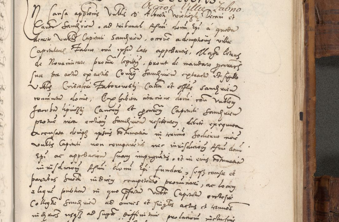 Zdjęcie nr 1018 dla obiektu archiwalnego: Volumen unicum actorum episcopalium R. D. Andreae Zebrzydowski, episcopi Cracoviensis ducis Severiae ab a. D. 1551 usque ad annum 1560 mensem majum inclusive, quorum index ad finem praesentis voluminis adnotatus.