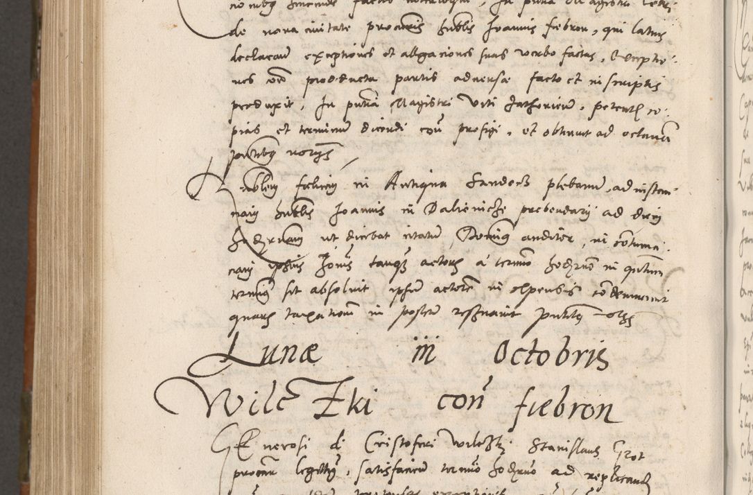 Zdjęcie nr 1017 dla obiektu archiwalnego: Volumen unicum actorum episcopalium R. D. Andreae Zebrzydowski, episcopi Cracoviensis ducis Severiae ab a. D. 1551 usque ad annum 1560 mensem majum inclusive, quorum index ad finem praesentis voluminis adnotatus.