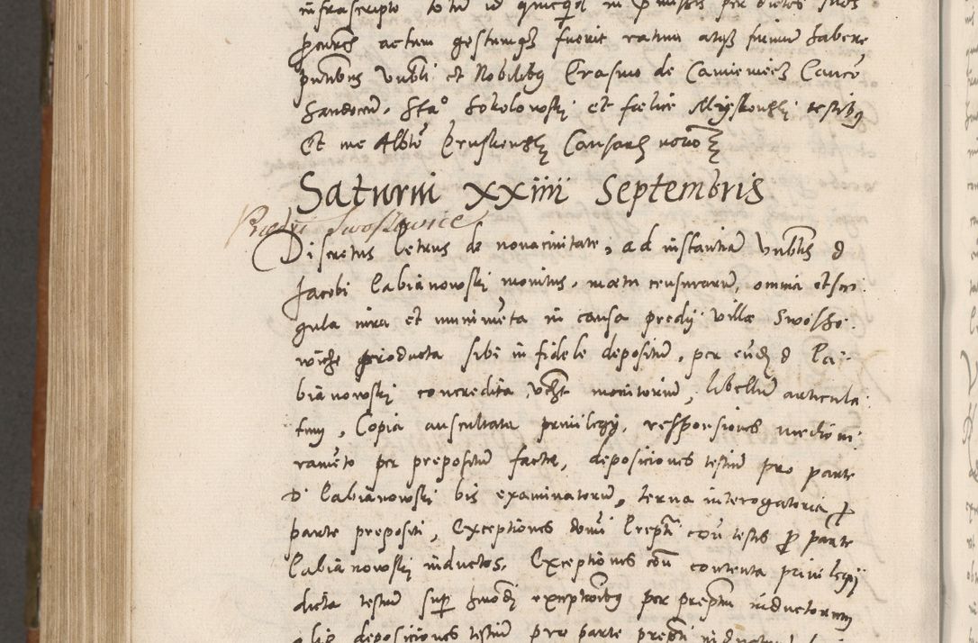 Zdjęcie nr 1015 dla obiektu archiwalnego: Volumen unicum actorum episcopalium R. D. Andreae Zebrzydowski, episcopi Cracoviensis ducis Severiae ab a. D. 1551 usque ad annum 1560 mensem majum inclusive, quorum index ad finem praesentis voluminis adnotatus.
