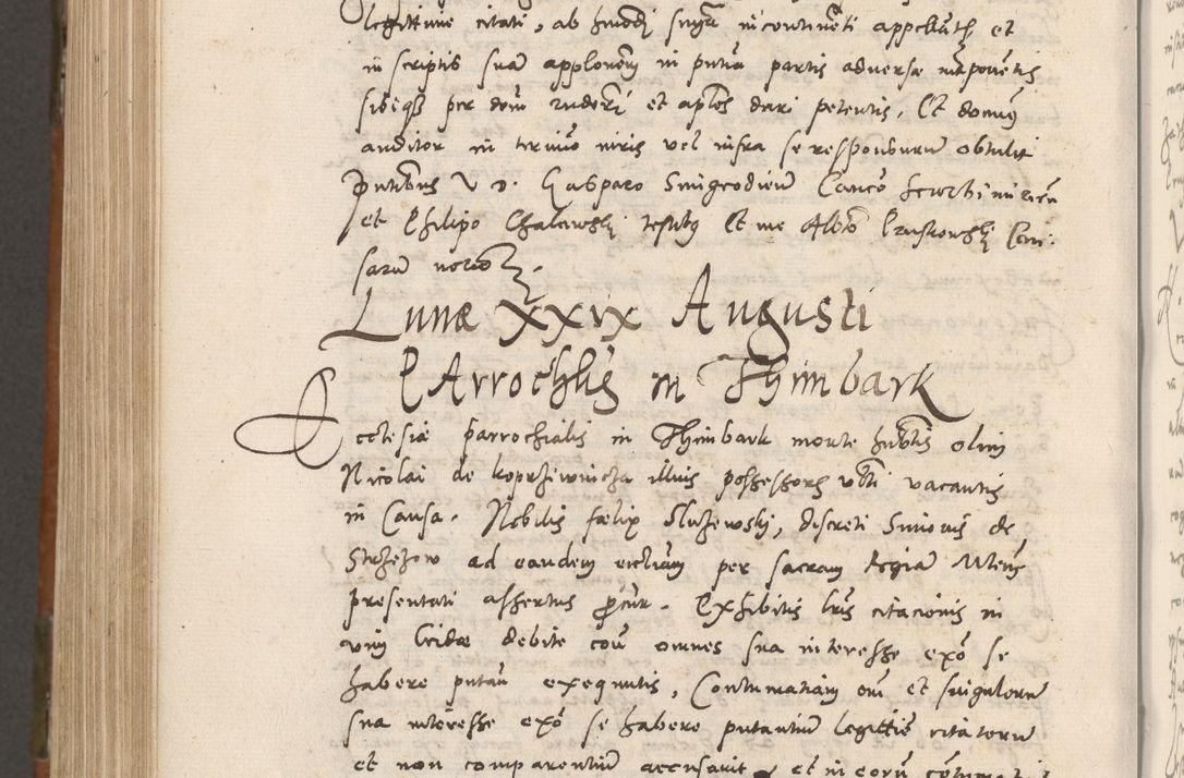 Zdjęcie nr 1009 dla obiektu archiwalnego: Volumen unicum actorum episcopalium R. D. Andreae Zebrzydowski, episcopi Cracoviensis ducis Severiae ab a. D. 1551 usque ad annum 1560 mensem majum inclusive, quorum index ad finem praesentis voluminis adnotatus.