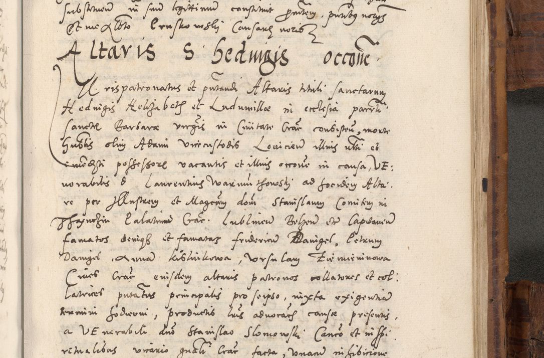 Zdjęcie nr 1006 dla obiektu archiwalnego: Volumen unicum actorum episcopalium R. D. Andreae Zebrzydowski, episcopi Cracoviensis ducis Severiae ab a. D. 1551 usque ad annum 1560 mensem majum inclusive, quorum index ad finem praesentis voluminis adnotatus.