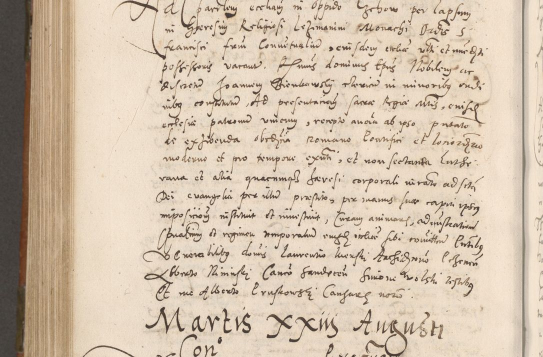 Zdjęcie nr 1005 dla obiektu archiwalnego: Volumen unicum actorum episcopalium R. D. Andreae Zebrzydowski, episcopi Cracoviensis ducis Severiae ab a. D. 1551 usque ad annum 1560 mensem majum inclusive, quorum index ad finem praesentis voluminis adnotatus.