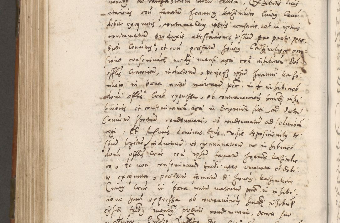 Zdjęcie nr 1001 dla obiektu archiwalnego: Volumen unicum actorum episcopalium R. D. Andreae Zebrzydowski, episcopi Cracoviensis ducis Severiae ab a. D. 1551 usque ad annum 1560 mensem majum inclusive, quorum index ad finem praesentis voluminis adnotatus.