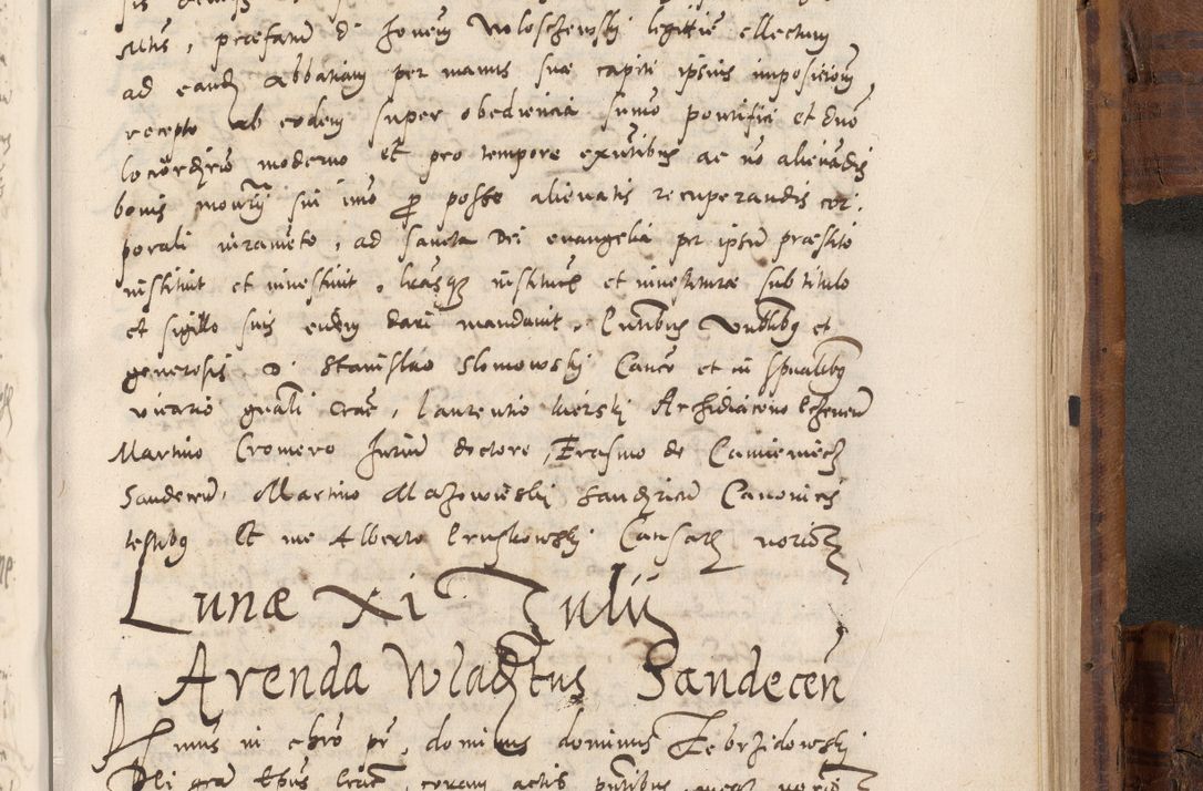 Zdjęcie nr 998 dla obiektu archiwalnego: Volumen unicum actorum episcopalium R. D. Andreae Zebrzydowski, episcopi Cracoviensis ducis Severiae ab a. D. 1551 usque ad annum 1560 mensem majum inclusive, quorum index ad finem praesentis voluminis adnotatus.