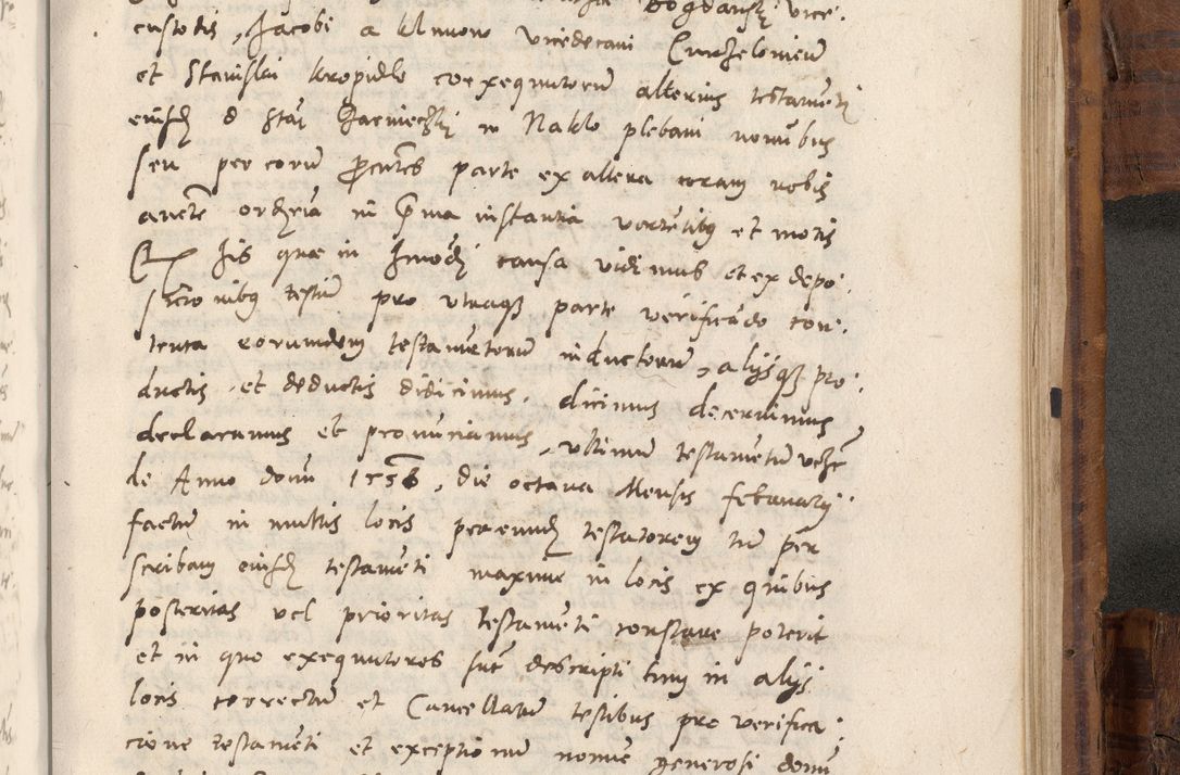 Zdjęcie nr 992 dla obiektu archiwalnego: Volumen unicum actorum episcopalium R. D. Andreae Zebrzydowski, episcopi Cracoviensis ducis Severiae ab a. D. 1551 usque ad annum 1560 mensem majum inclusive, quorum index ad finem praesentis voluminis adnotatus.