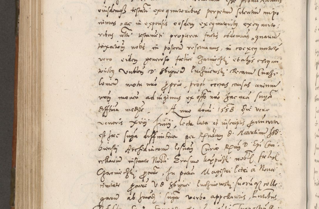 Zdjęcie nr 993 dla obiektu archiwalnego: Volumen unicum actorum episcopalium R. D. Andreae Zebrzydowski, episcopi Cracoviensis ducis Severiae ab a. D. 1551 usque ad annum 1560 mensem majum inclusive, quorum index ad finem praesentis voluminis adnotatus.