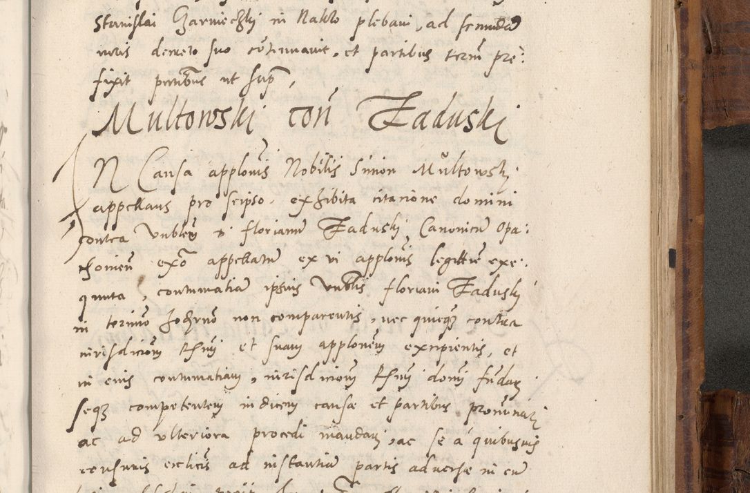 Zdjęcie nr 986 dla obiektu archiwalnego: Volumen unicum actorum episcopalium R. D. Andreae Zebrzydowski, episcopi Cracoviensis ducis Severiae ab a. D. 1551 usque ad annum 1560 mensem majum inclusive, quorum index ad finem praesentis voluminis adnotatus.