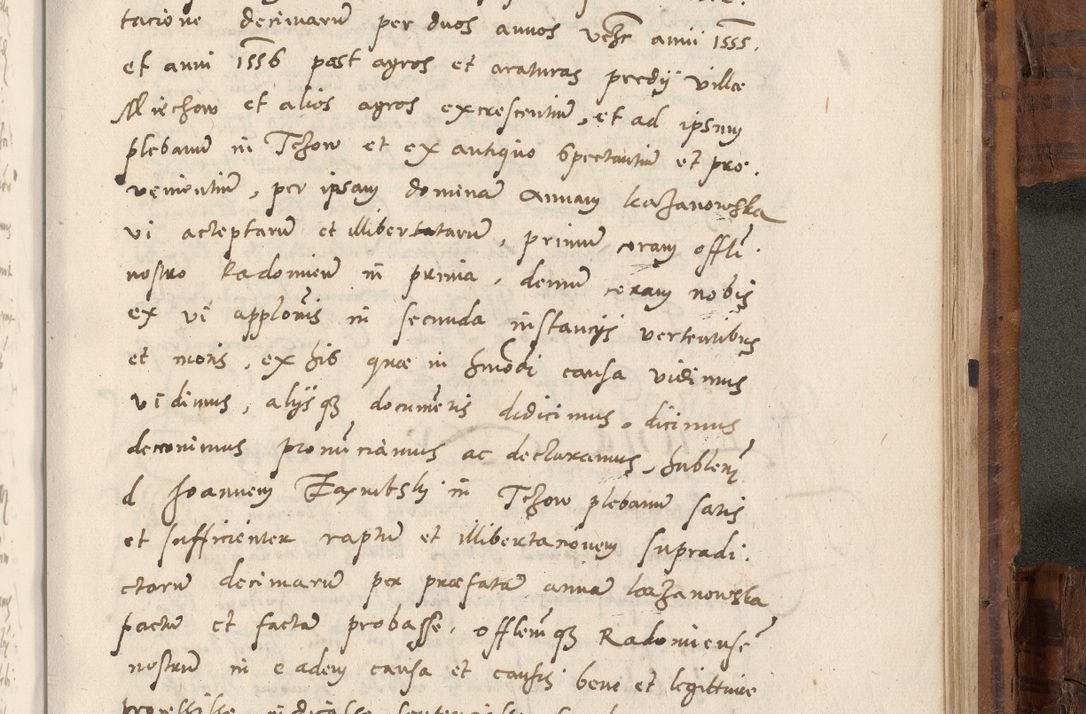 Zdjęcie nr 988 dla obiektu archiwalnego: Volumen unicum actorum episcopalium R. D. Andreae Zebrzydowski, episcopi Cracoviensis ducis Severiae ab a. D. 1551 usque ad annum 1560 mensem majum inclusive, quorum index ad finem praesentis voluminis adnotatus.