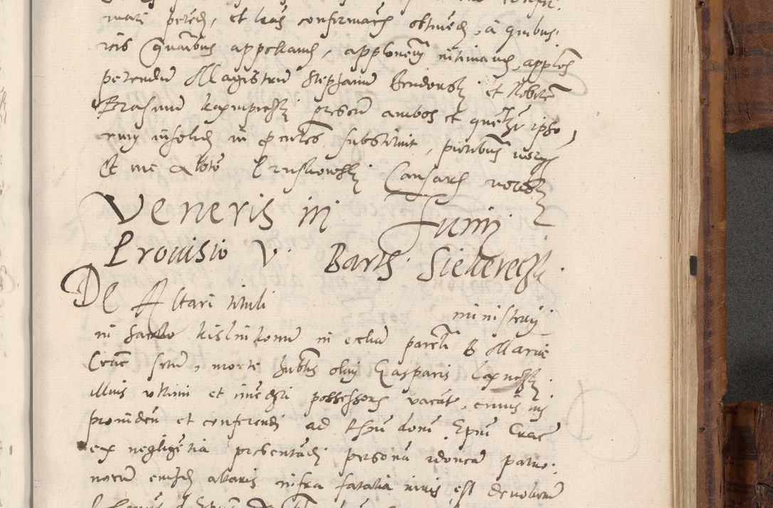Zdjęcie nr 984 dla obiektu archiwalnego: Volumen unicum actorum episcopalium R. D. Andreae Zebrzydowski, episcopi Cracoviensis ducis Severiae ab a. D. 1551 usque ad annum 1560 mensem majum inclusive, quorum index ad finem praesentis voluminis adnotatus.