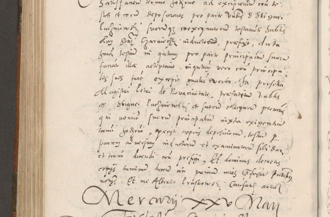 Zdjęcie nr 981 dla obiektu archiwalnego: Volumen unicum actorum episcopalium R. D. Andreae Zebrzydowski, episcopi Cracoviensis ducis Severiae ab a. D. 1551 usque ad annum 1560 mensem majum inclusive, quorum index ad finem praesentis voluminis adnotatus.