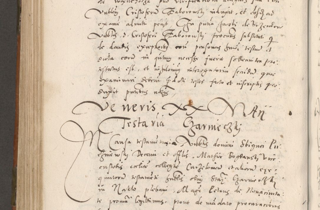 Zdjęcie nr 979 dla obiektu archiwalnego: Volumen unicum actorum episcopalium R. D. Andreae Zebrzydowski, episcopi Cracoviensis ducis Severiae ab a. D. 1551 usque ad annum 1560 mensem majum inclusive, quorum index ad finem praesentis voluminis adnotatus.