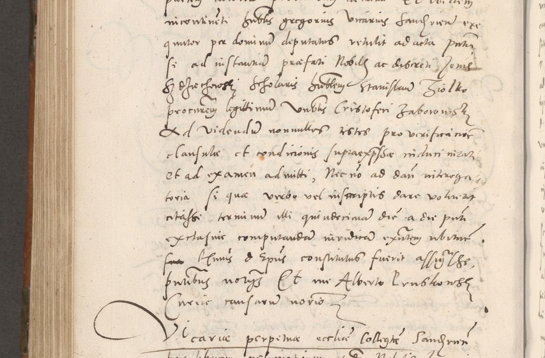 Zdjęcie nr 975 dla obiektu archiwalnego: Volumen unicum actorum episcopalium R. D. Andreae Zebrzydowski, episcopi Cracoviensis ducis Severiae ab a. D. 1551 usque ad annum 1560 mensem majum inclusive, quorum index ad finem praesentis voluminis adnotatus.