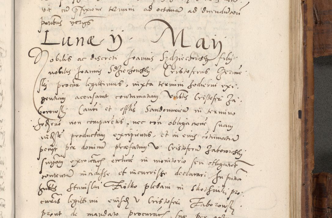 Zdjęcie nr 974 dla obiektu archiwalnego: Volumen unicum actorum episcopalium R. D. Andreae Zebrzydowski, episcopi Cracoviensis ducis Severiae ab a. D. 1551 usque ad annum 1560 mensem majum inclusive, quorum index ad finem praesentis voluminis adnotatus.
