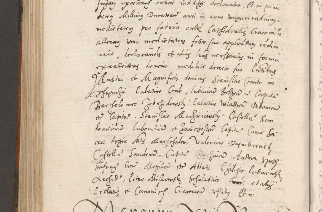 Zdjęcie nr 963 dla obiektu archiwalnego: Volumen unicum actorum episcopalium R. D. Andreae Zebrzydowski, episcopi Cracoviensis ducis Severiae ab a. D. 1551 usque ad annum 1560 mensem majum inclusive, quorum index ad finem praesentis voluminis adnotatus.