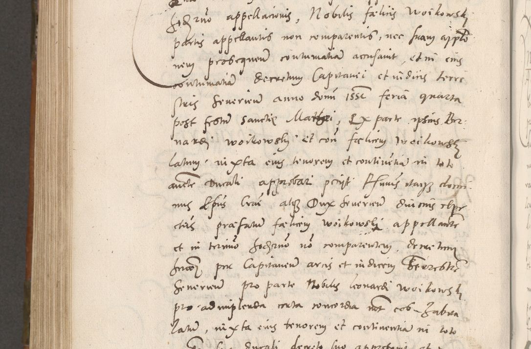Zdjęcie nr 959 dla obiektu archiwalnego: Volumen unicum actorum episcopalium R. D. Andreae Zebrzydowski, episcopi Cracoviensis ducis Severiae ab a. D. 1551 usque ad annum 1560 mensem majum inclusive, quorum index ad finem praesentis voluminis adnotatus.
