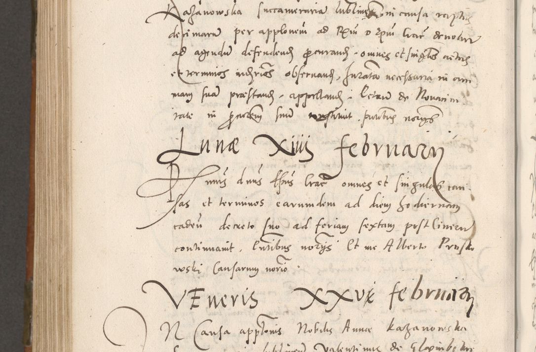 Zdjęcie nr 957 dla obiektu archiwalnego: Volumen unicum actorum episcopalium R. D. Andreae Zebrzydowski, episcopi Cracoviensis ducis Severiae ab a. D. 1551 usque ad annum 1560 mensem majum inclusive, quorum index ad finem praesentis voluminis adnotatus.