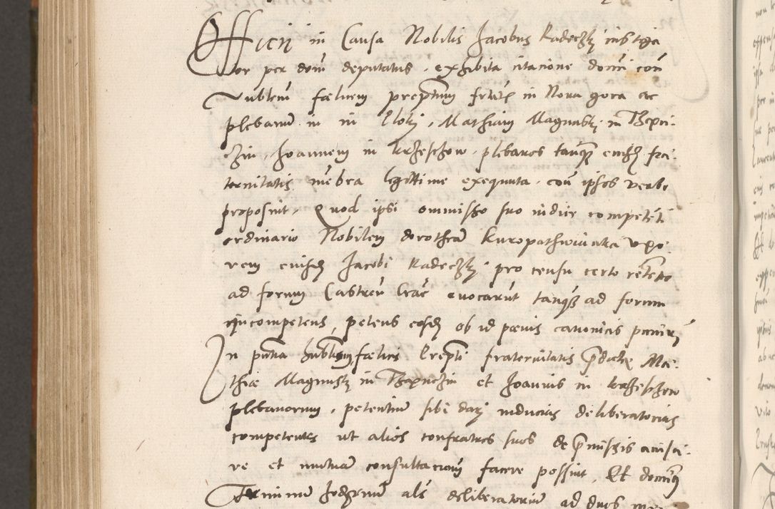 Zdjęcie nr 937 dla obiektu archiwalnego: Volumen unicum actorum episcopalium R. D. Andreae Zebrzydowski, episcopi Cracoviensis ducis Severiae ab a. D. 1551 usque ad annum 1560 mensem majum inclusive, quorum index ad finem praesentis voluminis adnotatus.