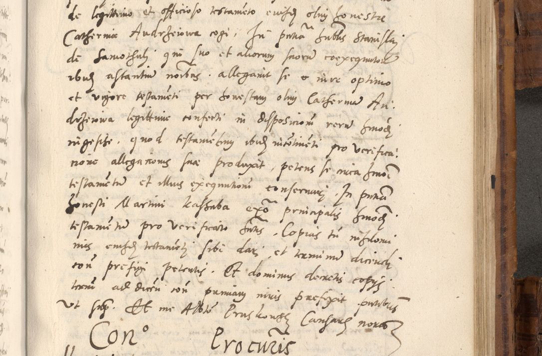Zdjęcie nr 934 dla obiektu archiwalnego: Volumen unicum actorum episcopalium R. D. Andreae Zebrzydowski, episcopi Cracoviensis ducis Severiae ab a. D. 1551 usque ad annum 1560 mensem majum inclusive, quorum index ad finem praesentis voluminis adnotatus.