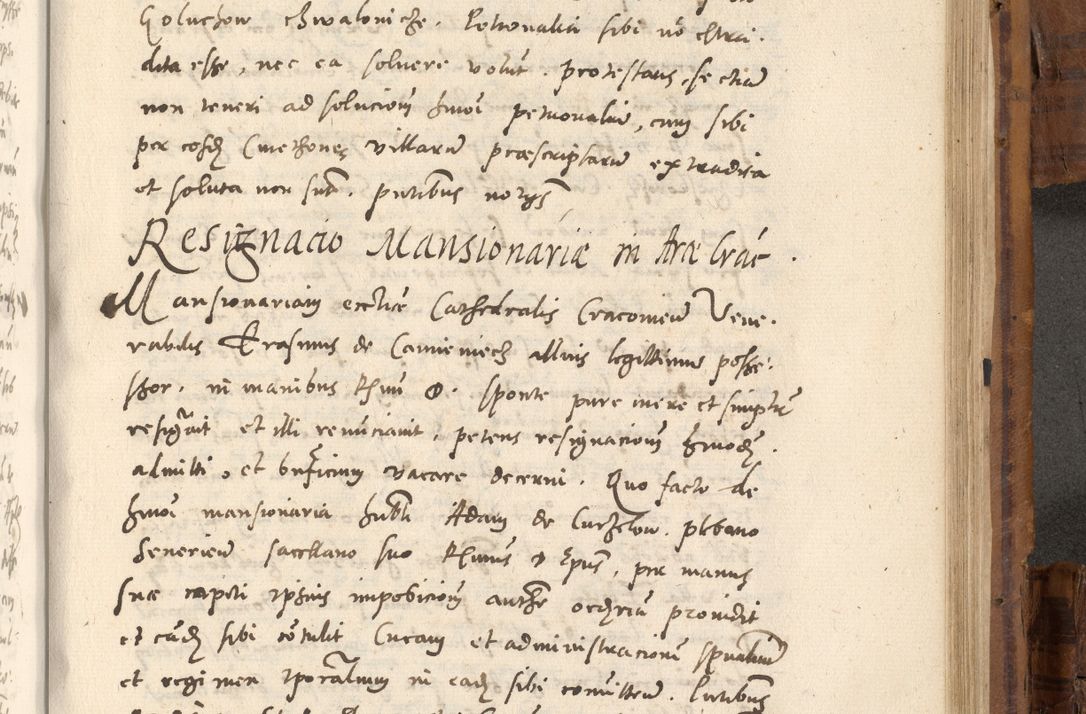 Zdjęcie nr 922 dla obiektu archiwalnego: Volumen unicum actorum episcopalium R. D. Andreae Zebrzydowski, episcopi Cracoviensis ducis Severiae ab a. D. 1551 usque ad annum 1560 mensem majum inclusive, quorum index ad finem praesentis voluminis adnotatus.
