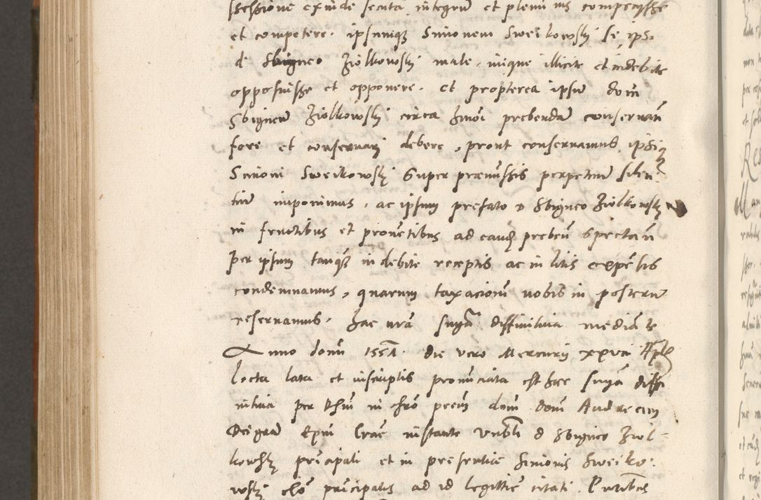 Zdjęcie nr 921 dla obiektu archiwalnego: Volumen unicum actorum episcopalium R. D. Andreae Zebrzydowski, episcopi Cracoviensis ducis Severiae ab a. D. 1551 usque ad annum 1560 mensem majum inclusive, quorum index ad finem praesentis voluminis adnotatus.