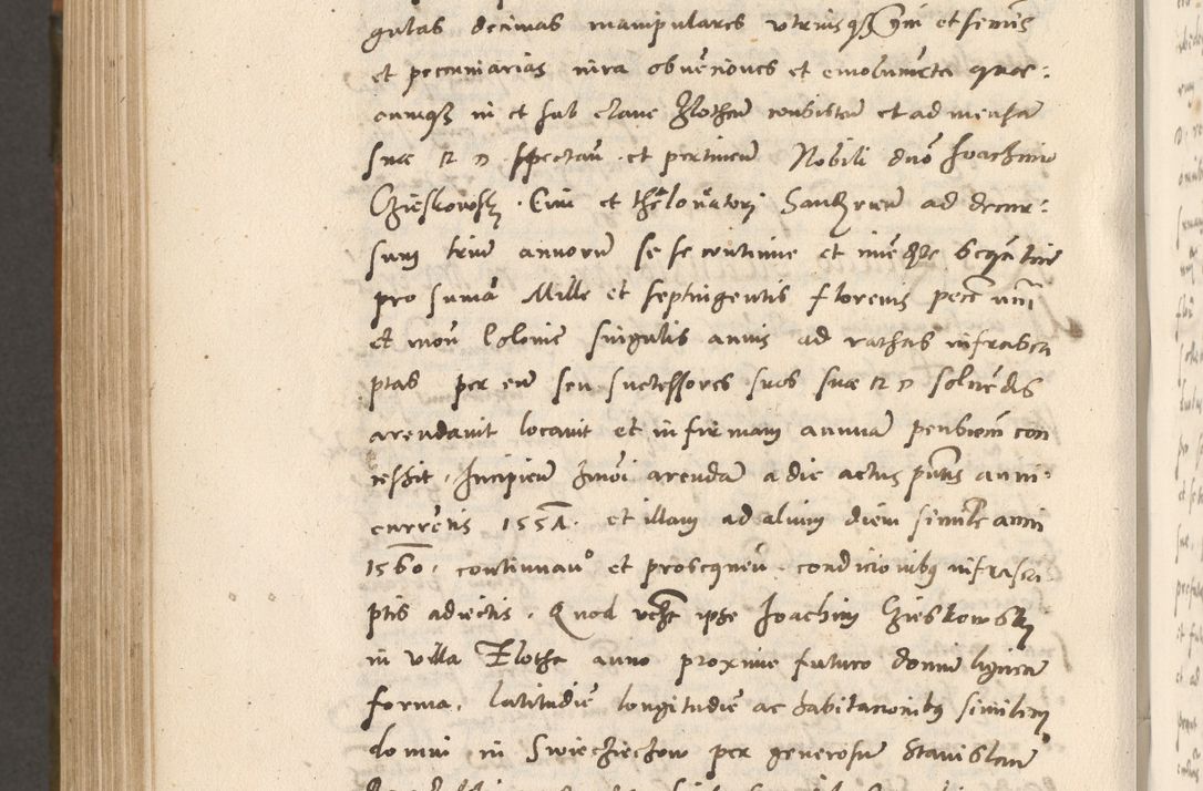 Zdjęcie nr 923 dla obiektu archiwalnego: Volumen unicum actorum episcopalium R. D. Andreae Zebrzydowski, episcopi Cracoviensis ducis Severiae ab a. D. 1551 usque ad annum 1560 mensem majum inclusive, quorum index ad finem praesentis voluminis adnotatus.