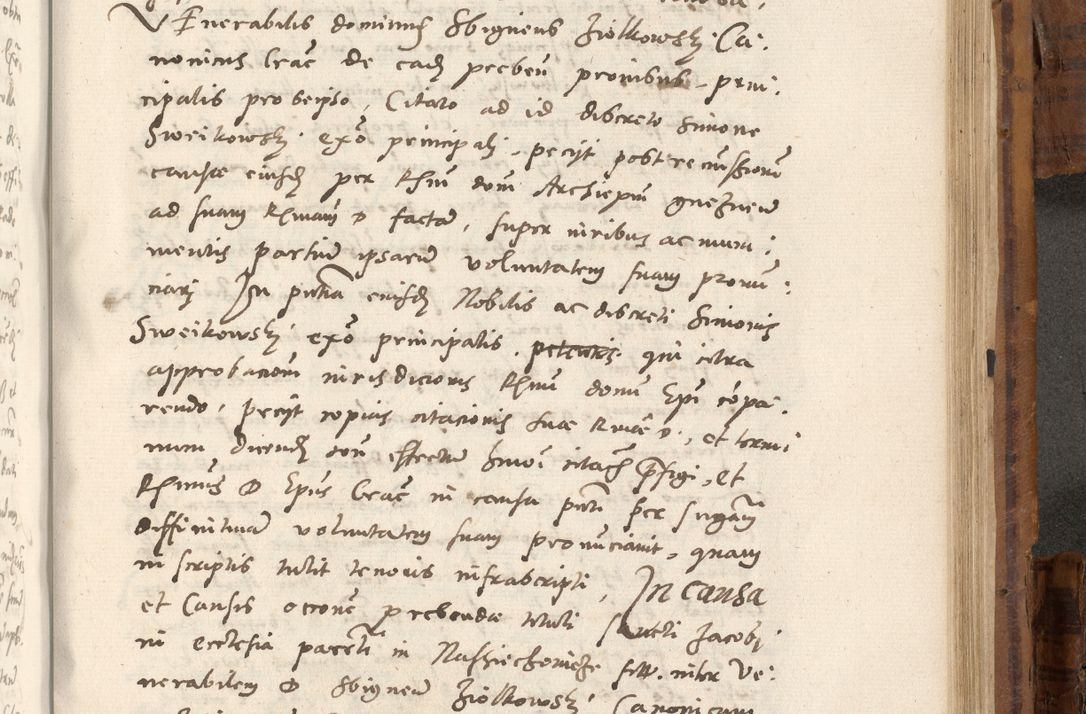 Zdjęcie nr 920 dla obiektu archiwalnego: Volumen unicum actorum episcopalium R. D. Andreae Zebrzydowski, episcopi Cracoviensis ducis Severiae ab a. D. 1551 usque ad annum 1560 mensem majum inclusive, quorum index ad finem praesentis voluminis adnotatus.
